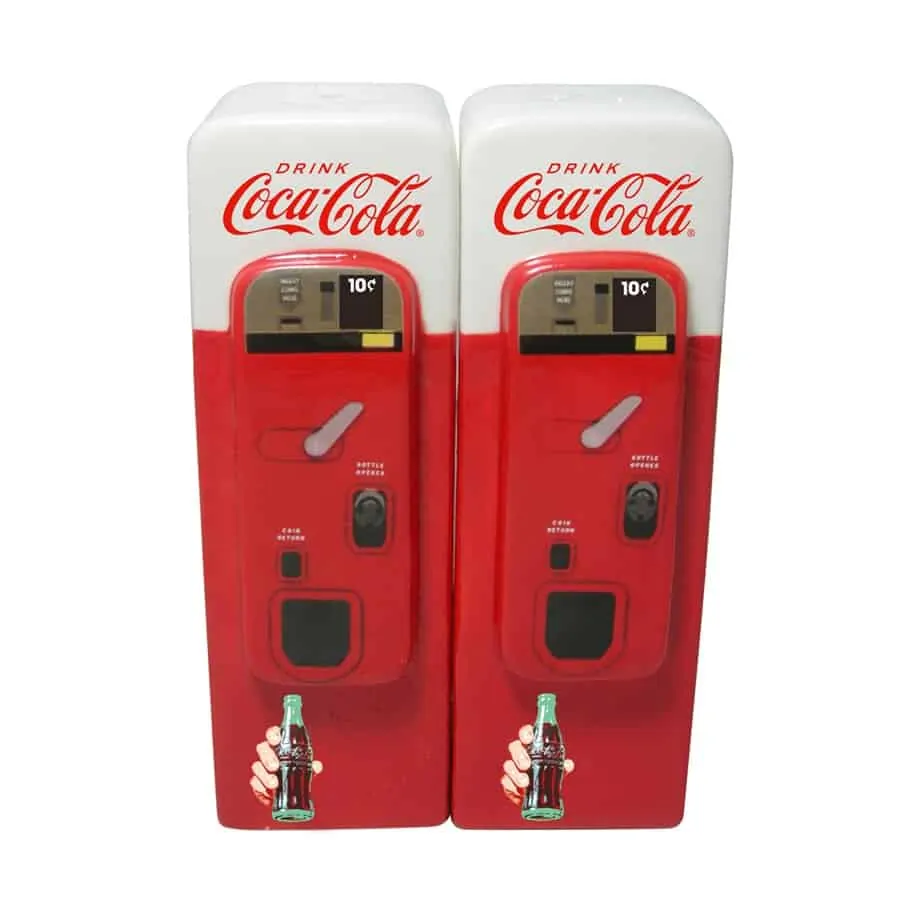 Shaker Sel & Poivre Distributeur de Coca-Cola céramique
