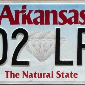 Arkansas_A1 Plaque d'immatriculation americaine swap meet