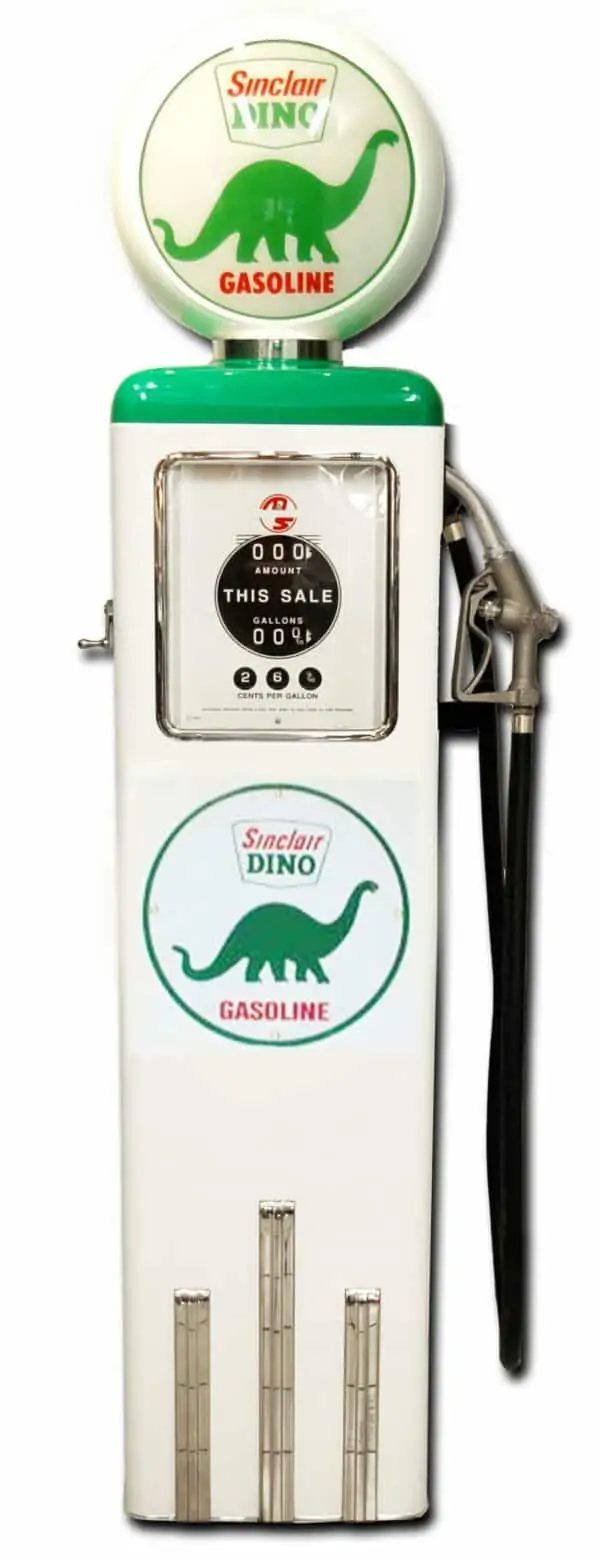 Pompe a essence americaine Dino Sinclair Gasoline