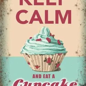 Plaque publicitaire de décoration murale Eat a Cupcake