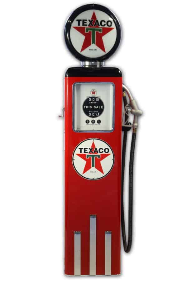 Pompe à essence américaine Texaco avec globe lumineux