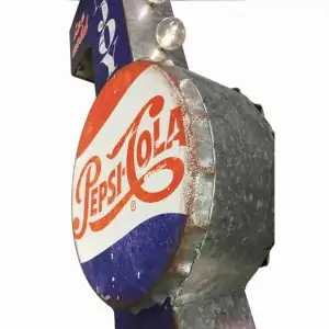 Enseigne de décoration américaine murale à led Pepsi Cola