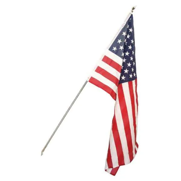 90 * 150cm Usa Mince bleu rouge vert ligne drapeau américain pour