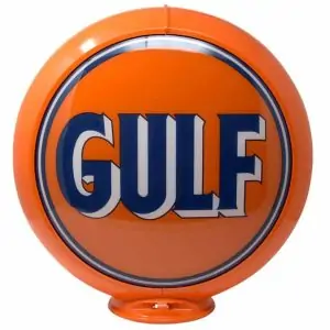Gulf Globe publicitaire de pompe a essence