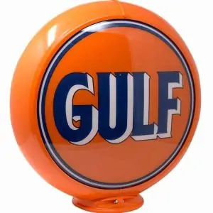 Gulf Globe publicitaire de pompe a essence