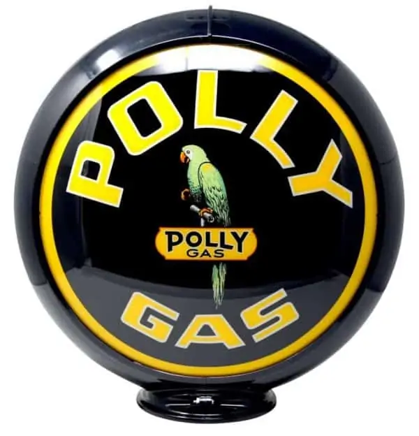 polly-gas Globe publicitaire de pompe a essence