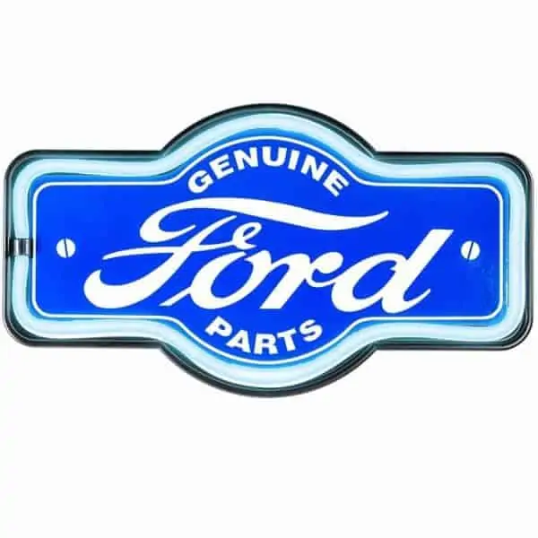 Enseigne neon led decoration americaine murale Ford Genuine Parts