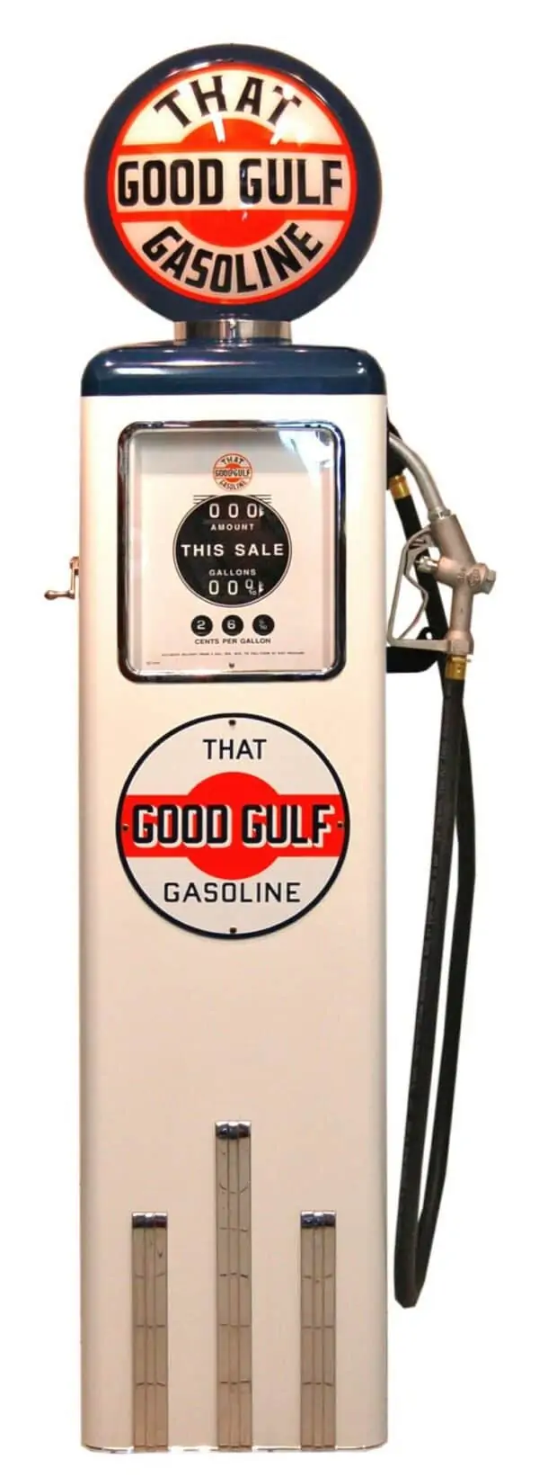 Pompe à essence americaine 8 Ball That Good Gulf Gasoline