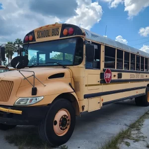 School Bus Américain pour aménagement en Food Truck, Salle de restaurant, Mobil-Home, Camping Car