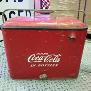 Glaciere Airline Cooler Coca-Cola 1940's / 1950's