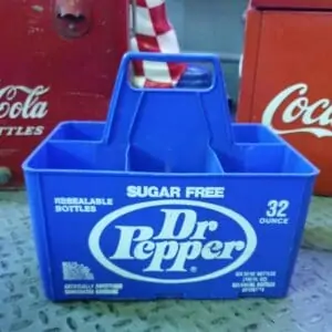 Caisse de transport de bouteilles de soda Dr Pepper