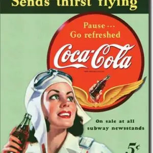 Plaque publicitaire The Coca-Cola Company- Coke