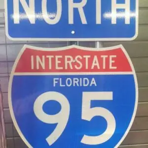 Panneau routier Highway Miami Floride 95 North