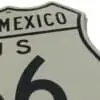 Panneau Routier Americain Authentique De La Route 66
