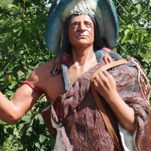 Statue à taille réelle INDIEN SORCIER - MEDECINE MAN