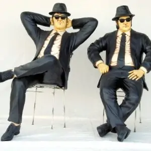 Blues Brothers Assis Chaises Statues Grandeur Naturest1525lot