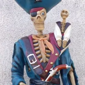 Squelette Pirate Et Singe 2