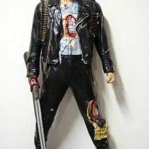 Statue à taille réelle en résine et fibre de verre Statue de Schwarzenegger dans Terminator "I'll be back' Hauteur 1.95m