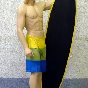 Surfeur Californien avec sa planche