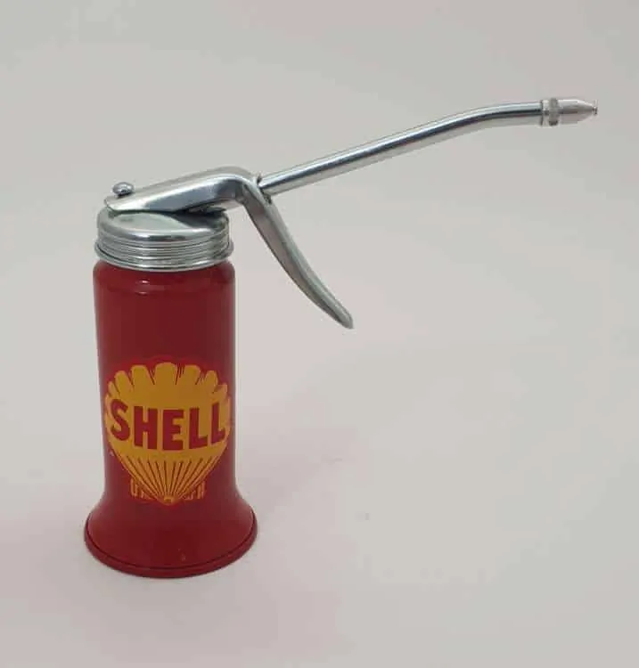 Burette à pompe pour huile - Shell