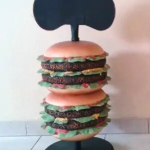 Petit Burger Comptoir Avec Ardoise Hauteur 76cm