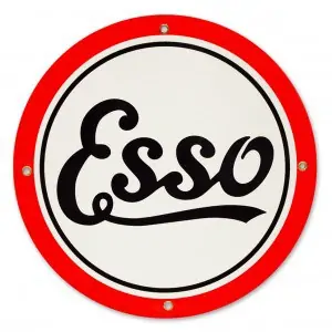Esso Script 12″ Sign