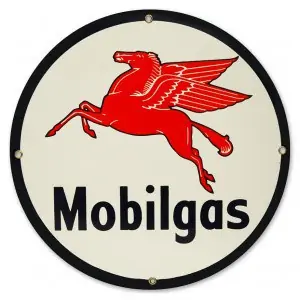 Mobilgas 12″ Sign