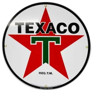 Texaco 12″ Sign