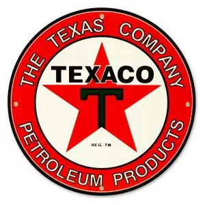 Texaco Petroleum 12″ Sign