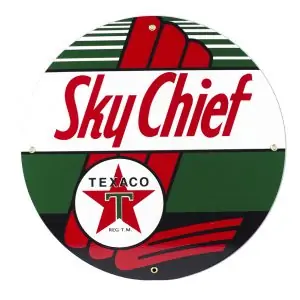 Texaco Sky Chief 12″ Sign