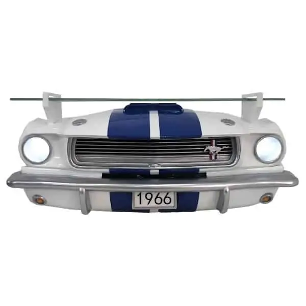 1966 shelby gt350 wall decor with lights and shelf 3