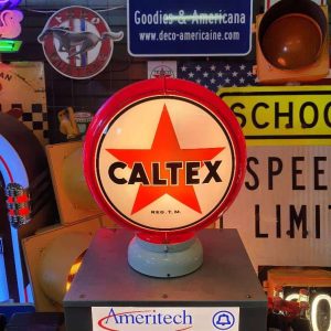 caltex globe de pompe a essence americaine 2