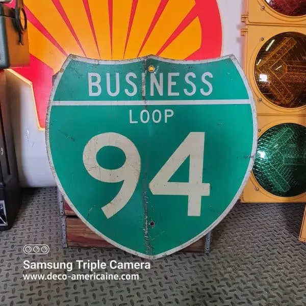 shield business loop 94 61x61cm panneau routier américain