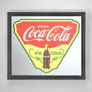 12x14 coca cola ice cold printed mirror 4