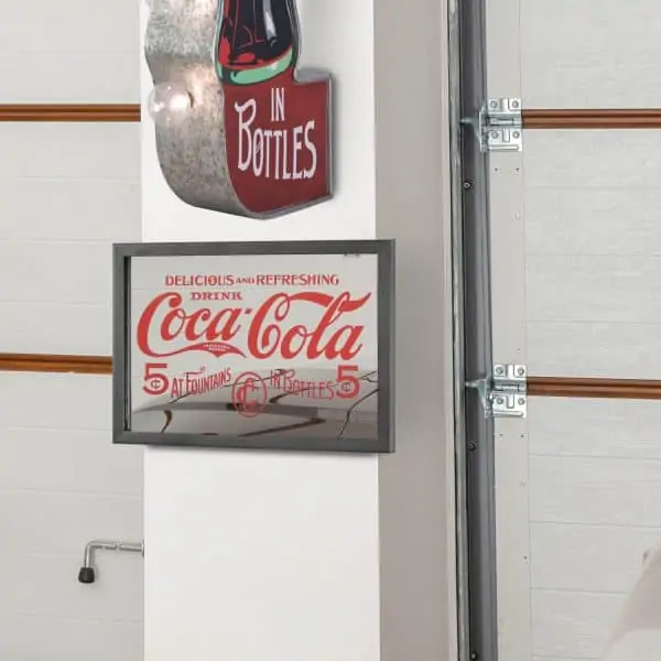 12x14 coca cola in bottles printed mirror 1