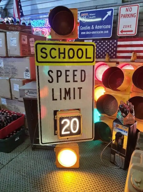 feux panneau routier school speed limit ohio 1996 goodies 9