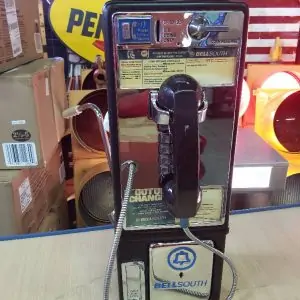 payphone de rue americain vintage . originaux 4
