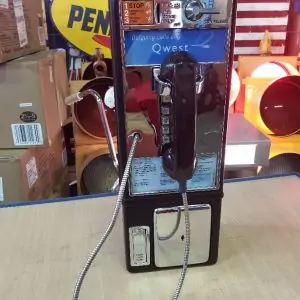 payphone de rue americain vintage . originaux 5