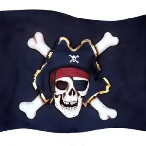 pirate drapeau pirate en bois
