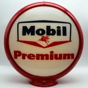 globe de pompe a essence americaine mobilgas premium