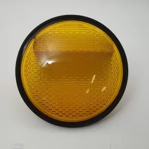 lentilles en verre pour feux de circulation americains orange 31.5cm