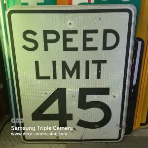 speed limit dispo 76x61cm 45mph f