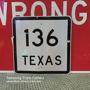 panneau routier américain state road 82 61x61cm (copie)