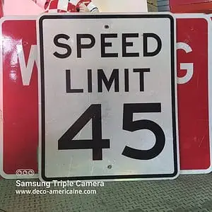 speed limit 60 mph 76x91cm xl panneau routier américain (copie)