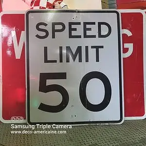 speed limit 60 mph 76x91cm xl panneau routier américain (copie)