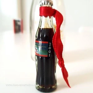décoration de noël ornement de sapin de noël coca cola vintage 1980's / 1990's (copie)