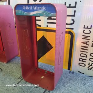 cabine l31 "bell atlantic" pour payphone vintage de rue américain authentique sans payphone (copie)