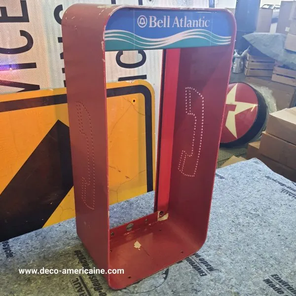 cabine l31 "bell atlantic" pour payphone vintage de rue américain authentique sans payphone (copie)