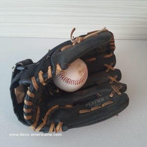 gant de baseball "rawling vintage en cuir avec sa balle "officielle"