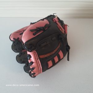 gant de baseball "rawlings girls" vintage en cuir avec sa balle "officielle"
